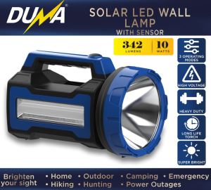 Rechargeable Torch Flashlight in 4 Operating Modes: Home Outdoor Camping, Emergency Power Outage, Hunting & Hiking