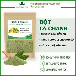 Bột lá chanh sấy lạnh nguyên chất 500g (Bột gia vị nấu ăn kích thích hệ tiêu hóa) - Chợ Thảo Dược Việt