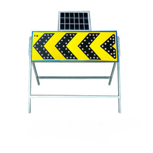 【 In Stock 】Traffic Warning Light Solar Double Arrow Guide Light Construction Indicator Light Road Reflective Sign Induced Flash Light