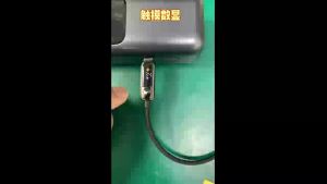 New Smart Touchscreen Digital Display Data Cable 100W Fast charging suitable for mobile phones tablets and laptops type-c Charging Cable