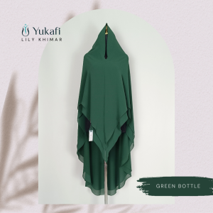 Yukafi - Lily Khimar Glod Series | khimar premium I hijab instan ceruty 2 layer | Nyaman tidak Gerah
