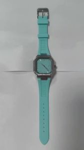 Đồng hồ hợp kim họa tiết vẹt đồng hồ sáng tạo hợp thời trang đồng hồ quartz cá tính đồng hồ vuông cho nam và nữ mặt số lớn