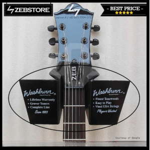 Stand Gantung Dinding Wall Gitar Guitar Washburn GH-4 Iron Metal