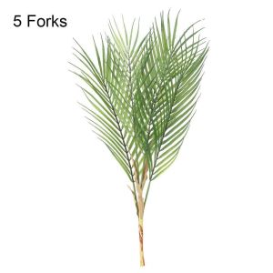 【Limited Stock Available】 LIAOYING1 60/68CM Artificial Tree Palm Leaves Real Touch Wedding Supply Home Decoration Lifelike Palm