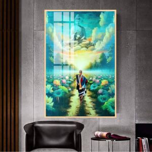 Tranh THẦY THÍCH MINH TUỆ 2024 - TRANH TREO TƯỜNG (II)  - Chất liệu laminate tráng gương Gió Decor
