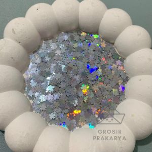 Glitter Hologram Shaped SAKURA 8gr 8 GR Bunga Flower Gliter Holo Accessories Taburan Hiasan Hias Kesenian Kertakes Tangan Perlengkapan Resin Recine 8 Gram Nailart Kerajinan Craft Crafting Art Seni Bahan Springkle Nail Art Grosir Prakarya Malang