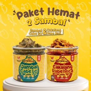 Rempaholic - BELI 1 GRATIS 1 - Paket Hemat Sambal Jambal + Cakalang Rabe Rica Rempaholic