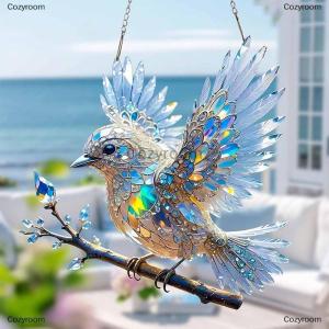 [COD] Cozyroom New Acrylic Bird Home Decoration Pendant Living Room Balcony Courtyard Hanging Pendant Birthday And Holiday Decoration Gifts
