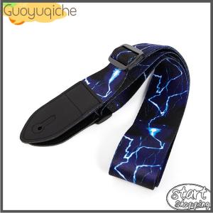 【Guoyuqiche】 Dây đeo đàn guitar dây đeo nhiều Màu dây đeo đàn guitar nylon in nhiều màu có thể điều chỉnh