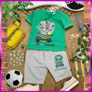 [Cao Cấp Cực Đẹp] Đồ Bộ Bé Trai Size 10kg-40kg Chất Thun Cotton Co Giãn 4 Chiều Mềm Mịn Siêu Mát.1565.6