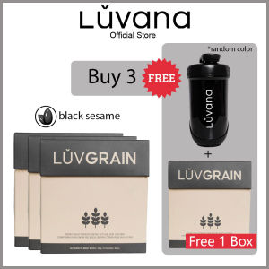 [LǓVANA] Lŭvgrain Multigrain Beverage (Cocoa/Black Sesame) - With Tiger Milk Mushroom Yeast Beta Glucan & 22 Grains