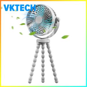 Handheld Mini Fan with Octopus Shape USB Rechargeable Small Fan with 3 Speed Settings for Personal Cooling at Home and Outdoors