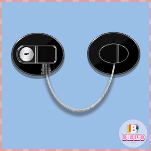 BIBLIO Childrens Safety Lock Baby Window Safety Limit Lock with Key Refrigerator Door Locks