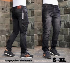 Celana Cargo Jins Pria Biker Terbaru Clana Kargo Jeans Panjang Cowok Pakaian Laki Laki Dewasa Murah