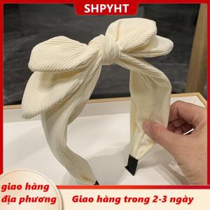 [COD] SHPYHT Giao hàng địa phương Đẹp Mới Lớn Bow Thỏ Tai Mũ Nón Cho Phụ Nữ Headband Cô Gái Cổ Điển Bow Tóc Ban Nhạc Rộng Hoop Hairband Tóc Phụ Kiện