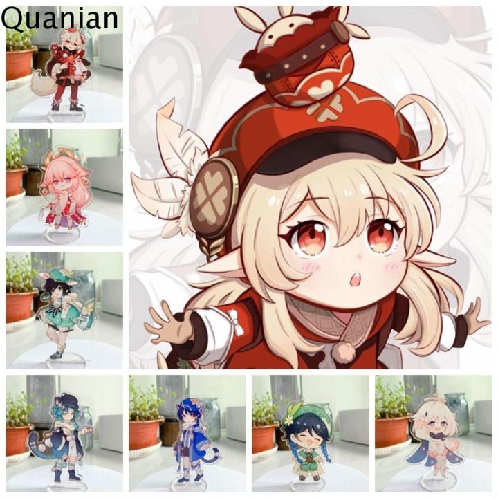 QUANIAN Acrylic Game Genshin Impact Acrylic Stand Anime Two-sided ...