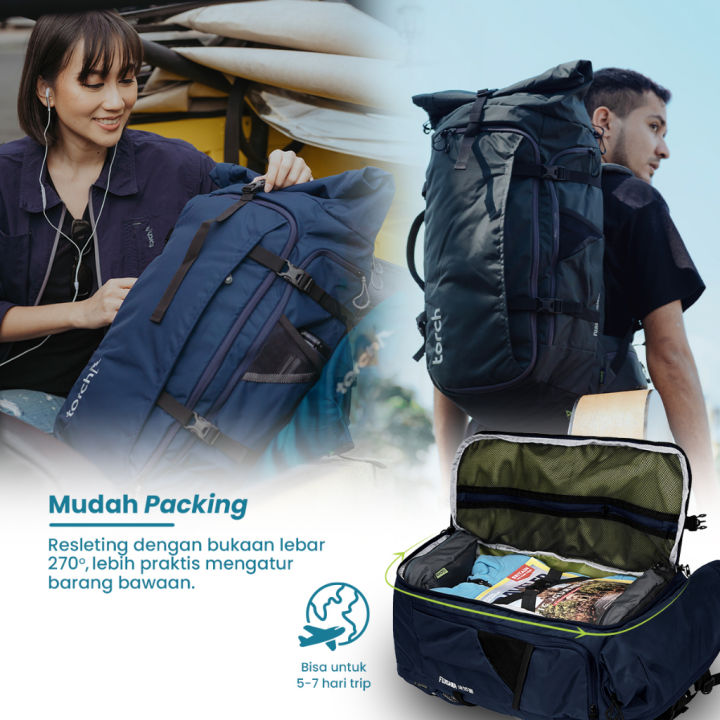 TORCH Fuijsawa Backpack TravelBackpack Gaesa in Hanging