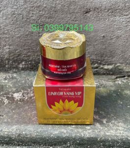 Kem Nám Tàn Nhang Đồi Mồi Trắng Da Linh Chi Vàng Vip Thế Hệ Mới 25g