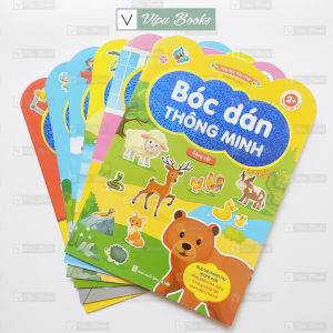 Sách - Bóc Dán Thông Minh Vừa Học Vừa Chơi Phát Triển Sáng Tạo Song Ngữ Việt Anh