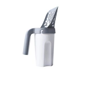 GIORGIONE Tất cả trong một Dụng cụ xúc cát vệ sinh cho mèo Bền bỉ Có thể tháo rời Máy sàng lọc chất thải của thú cưng Đồ dùng cho thú cưng Tay cầm dài Xẻng xúc cát vệ sinh cho mèo Chăm sóc mèo hàng ngày