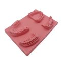 ZHONGMEET Silicon Mô hình khâu răng miệng/nướu Thực hành khâu vết thương 4 loại vết thương Đệm khâu da miệng Có thể tái sử dụng Mềm mại Mô hình giảng dạy nha khoa Dành cho giảng dạy nha sĩ. 
