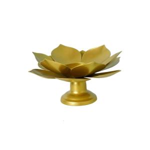 Artistic Gold TeaLight Candlestick Holder For Weddings Parties Home Decorations And Spiritual Occasion
