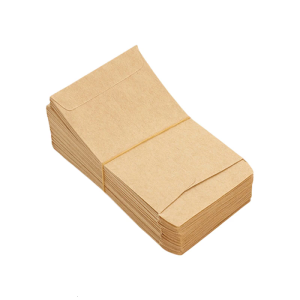 100 Pieces Small Brown Kraft Paper Bags for Storing Sweets Miniature Storage Envelopes Packaging Pouches