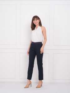 Celana Kerja Pinggang Karet Wanita