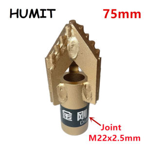 M22 Joints Three Wings Alloy Drill Bits Digging Artesian Water Well Exploration 3 blades Hard Drilling Rig Machine Accessories