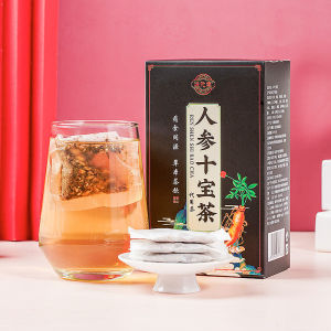 Five Treasures Tea Curry Combination  Geng Ten Treasures Tea Yellow Essence Five Treasures Tea Red Date and Wolfberry Enhancement of immunity ginseng tea tablets Nourishing Tea Hydrate moisturize the lungs Nourish and nourish