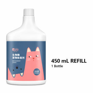 [SG Stock] Pet Odour Eliminator Spray 450ml - YEE Enzyme Deodoriser for Cat Litter Box Cat Cage & Dog Urine Smell Pet Safe Deodorizing Spray Cat Dog