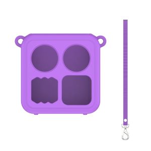 LUMIQLO có dây đeo Ốp bảo vệ bằng silicon Chống sốc Bảo hiểm toàn diện Bộ bảo vệ loa Mềm mại Chống thất lạc Trang Bìa Người Chơi Cho Yoto Mini