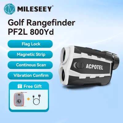 Mileseey เครื่องวัดระยะกอล์ฟ PF2E 600m เครื่องวัดระยะด้วยเลเซอร์ เครื่องวัดระยะสำหรับการล่าสัตว์ เครื่องวัดระยะด้วยเลเซอร์ด้วยเลเซอร์สำหรั