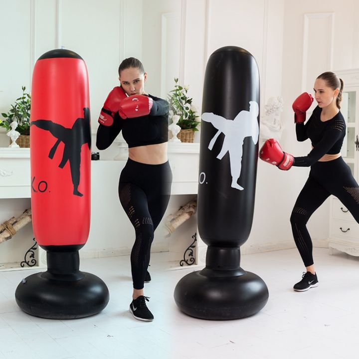 Bao Cát Võ Thuật - Trụ Hơi Đấm Bốc Phản Xạ Phiên Bản 3.0 - Bao Đấm Boxing  Tập Võ Tự Đứng Lắc Lư | Lazada.vn
