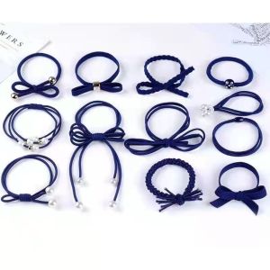 พร้อมส่งส่งเร็ว ยางรัดผมเกาหลี ยางรัดผม12ชิ้น มีแบบขวด และ มีแบบถุง 12ชิ้น ยางรัดผมเด็ก500เส้น ชุดยางรัดผม 1ถุงก็ใช้ได้1ปี พร้อมส่ง