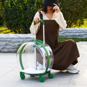 🎀MỚI VỀ🎀 Vali trong suốt vận chuyển giành cho Chó Mèo cứng cáp bền đẹp gọn nhẹ dễ dàng di chuyển.