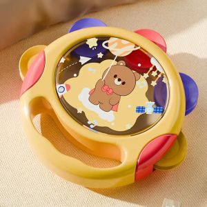 IPIE2 Hand Development Baby Tambourines Learning Toys Clapping Drum Percussion Sound Toy Boys Girls Musical Instruments Hand-held Drums Percussion Instruments