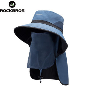 Topi Masker Rockbros LF8037 Sun Hat Sunscreen Olahraga Full Face Mask Riding Golf Mancing Fishing Pelindung Sinar UV Outdoor