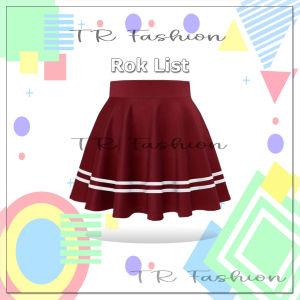 Rok Anak Pendek list/Rok Korean terbaru/Rok anak Tari/Pentas
