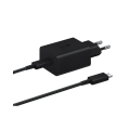 ประกันศูนย์ไทย SAMSUNG 45W POWER ADAPTER USB-C หัวชาร์จ สายชาร์จไว รองรับ SUPER FAST 2.0 สายสีดำ พร้อมส่ง. 