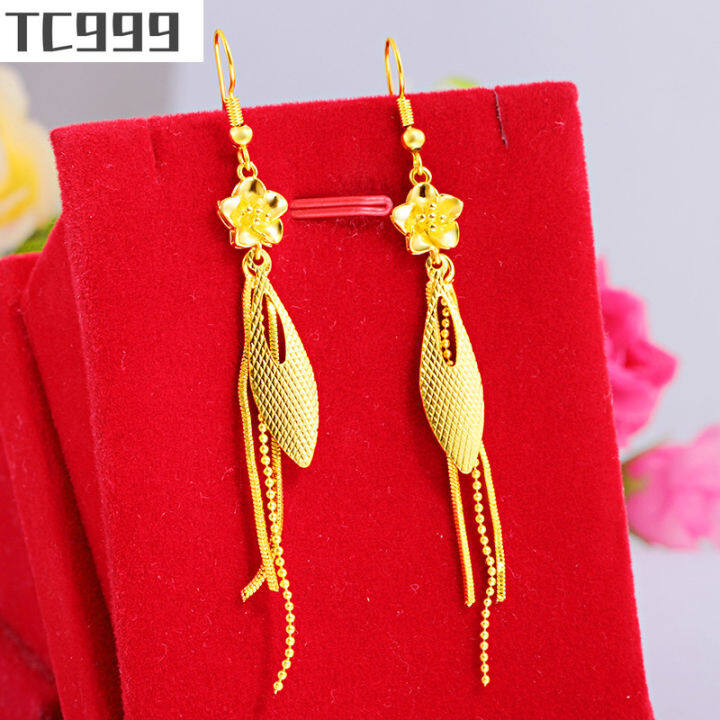 22k Plain Gold Earring JGS-2207-06577 – Jewelegance