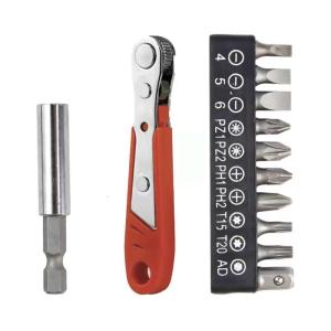 36 Tooth Mini Ratchet Screwdriver Set Wrench Narrow Space Repair Steel Multi Bit Tool Kit with Socket Heads Hand Tool