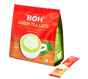 BOH Green Tea Matcha Milk Latte (12sachets) Stevia Leaf Extract
