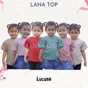 Lucuna Lana Top - Atasan Anak Perempuan [Size 1-5 Th] Baju Kaos Cewek