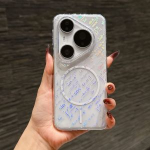 For Huawei Pura 80 Ultra Case Hard Transparent Function Magsafe Protective Back Cover For Huawei Pura 80 70 Pro Shell