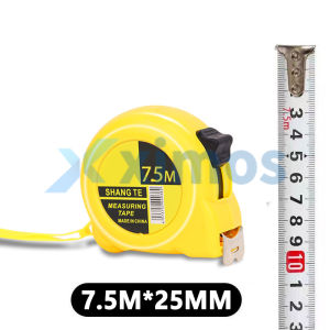 3M -7.5M Standard Meter Tape Steel Tape Measure Button Fixed Lock Retractable Portable Tool For Professional Measurement