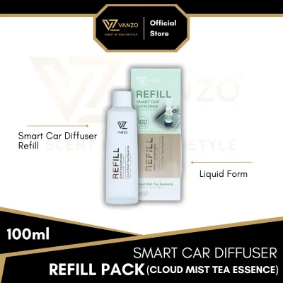 Vanzo Smart Car Diffuser Refill Pack-Cloud Mist Tea (100ml)
