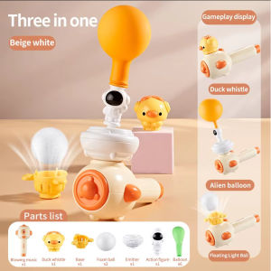 SKISOPGO 3IN1 Sensory Toys with Whistle Floating Blowing Blow Balls for Kids Fine Motor Montessori Toy Mainan