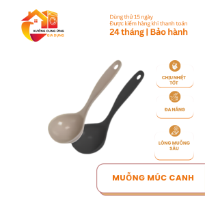 Muỗng Múc Canh 2861 Chất Liệu ABS Nguyên Sinh An Toàn Chịu Nhiệt Tốt
