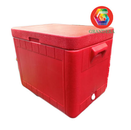 HEAVY DUTY Cooler Box 110 Liters Approx.25inx18inx20in ICE FLOWER Cooler Box for Meat Ice and Fish Large Capacity Cooler Box Portable Ice Storage Box Lazada Lazada PH